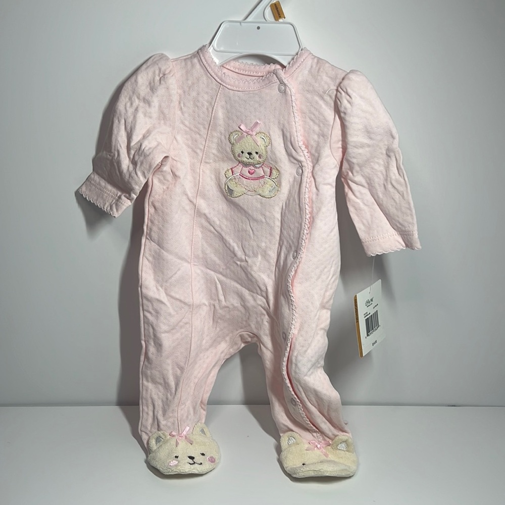 NWT Little Me button down Newborn 👶 pink